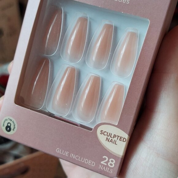 BARE BUT BETTER LONG PRESS ON NAILS - Picture 1 of 3